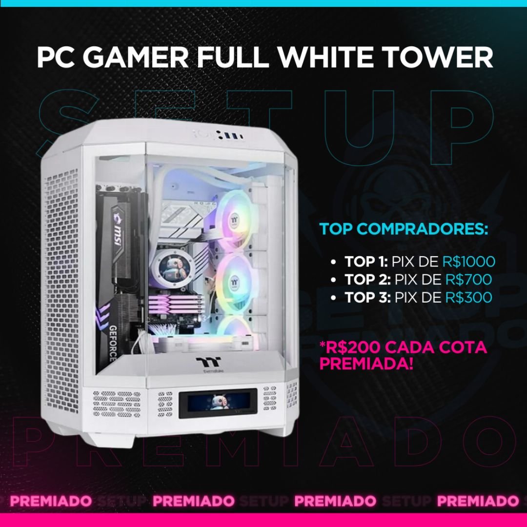 PC Gamer Full White Tower